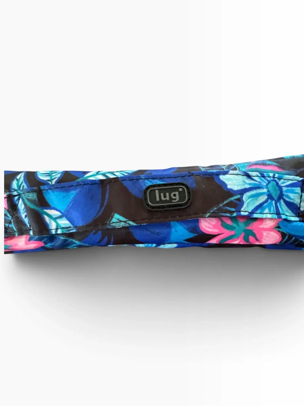 Lug Peekaboo Clearview Tote Bag Set with Matching Quilted Floral Cosmetic Pouch